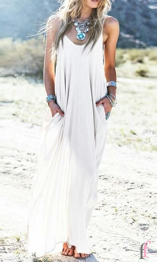 More than 20+ bohemian style dresses, unique stylish essential pieces that every boho style lovers needs. Try these fabulous bohemian outfits with gorgeous prints and striking colours, and you will be ready to celebrate in relaxed, yet beautiful, style #boho #bohemian #dress #summer #outfits