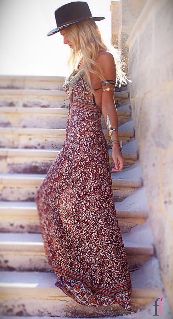 99+ best boho dress ideas, that you'll want to wear over and over again. The best way to add bohemian elements to your casual outfit is by adding some layers and wearing outfits, that are flowing and flouncy. We wanted to make sure we provided you the best of the best, to add a little personality to stand out in a crowd #boho #bohemian #dress #summer #outfits