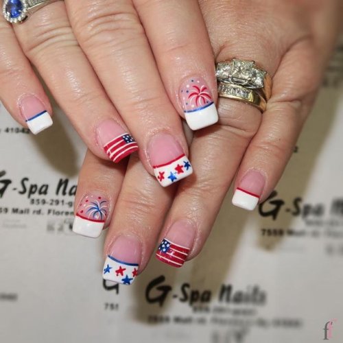 4th July is almost here! Check out the 20 best nail art designs for 4th of July 2018 we’ve rounded up to help you celebrate Independence Day. All of these nails designs are special in our opinion and we are happy to share best nail art designs with you. #Nail# NailArt #NailDesigns #4thofJuly #Patriotic