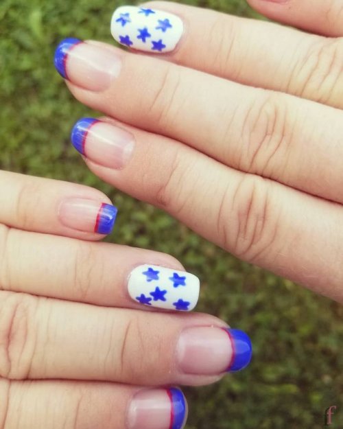 Why not show your patriotism on your fingertips? Here we have 20 cute nail designs for 4th of July 2018 to fall in love with #Nail #NailArt #NailDesigns #4thofJuly #Patriotic
