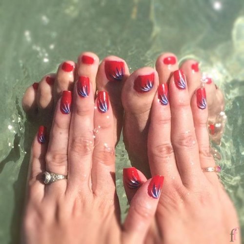 We are so excited to share with you girls this awesome Patriotic, Cute and Easy Nail Designs for 4th of July 2018. Stay tuned for more! #Nail #NailArt #NailDesigns #4thofJuly #Patriotic
