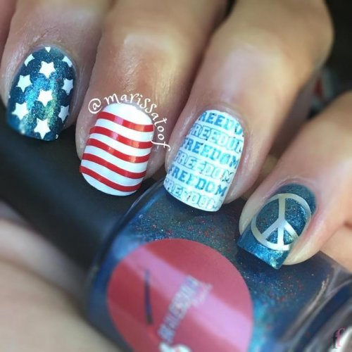 We are so excited to share with you girls this awesome Patriotic, Cute and Easy Nail Designs for 4th of July 2018. Stay tuned for more! #Nail #NailArt #NailDesigns #4thofJuly #Patriotic