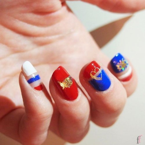 We’ve rounded up some of our favorite and easy 4th of July nail art ideas, so your nails will get more attention than the fireworks! #Nail #NailArt #NailDesigns #4thofJuly #Patriotic