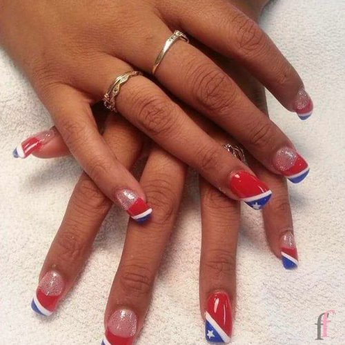 We’ve rounded up some of our favorite and easy 4th of July nail art ideas, so your nails will get more attention than the fireworks! #Nail #NailArt #NailDesigns #4thofJuly #Patriotic