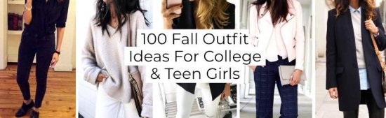 Fall Outfit Ideas For College And Teen Girls -