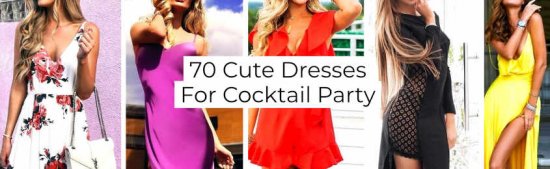 Cute Dresses For Cocktail Party -