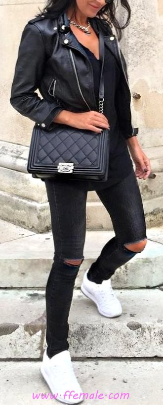 Awesome And Pretty Autumn Inspiration Idea - cool, women, street, fancy