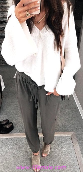 Awesome And Simple Fall Outfit Idea - inspiration, fancy, street, women