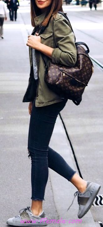 Beautiful And Shiny Fall Look - female, cool, posing, dressy