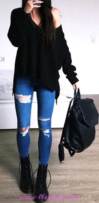 Beautiful And So Hot Fall Outfit Idea - wearing, graceful, cool, model