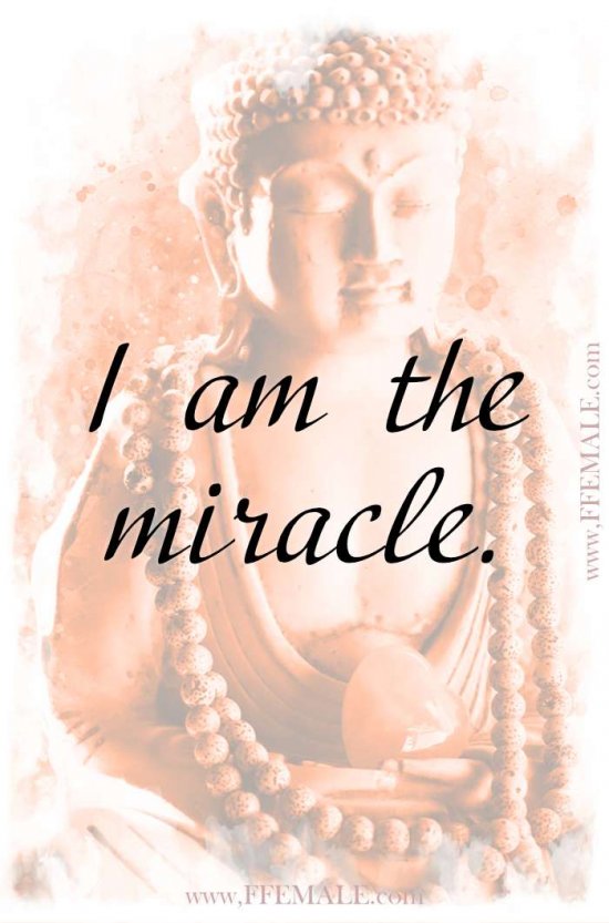 Top 100 Inspirational Buddha Quotes: I am the miracle #quotes #Buddha #deep #inspiration #motivation