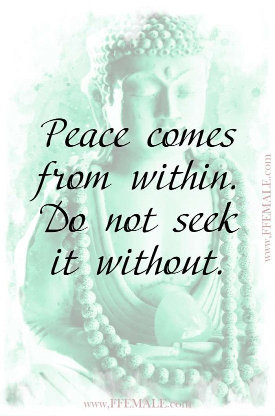 Top 100 Inspirational Buddha Quotes: Peace comes from within. Do not seek it without #quotes #Buddha #deep #inspiration #motivation