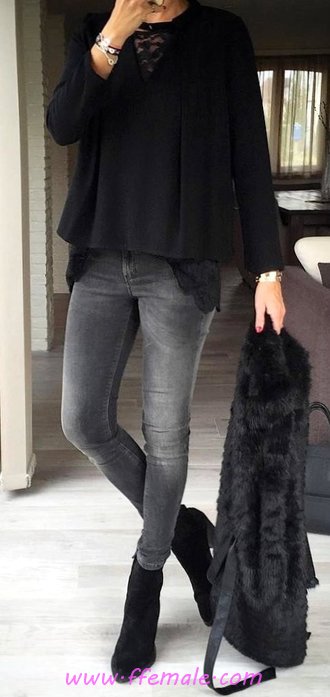 Classic And Perfect Autumn Outfit Idea - women, popular, cute, attractive