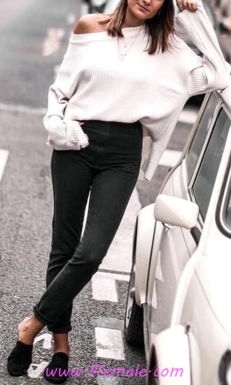 Classic & Cute Autumn Outfit Idea - flashy, women, sweet