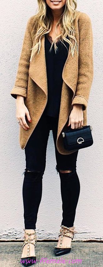 Classic & Top Fall - female, street, cool, dressy