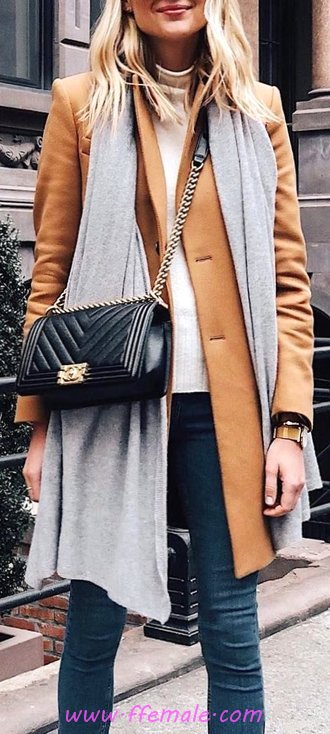 Comfortable And Pretty Autumn Outfit Idea - adorable, women, graceful, thecollection