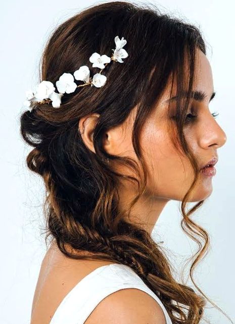Cool Bride Hair Style - bridalhair, weddinghaircut, hairstylist, coolbride