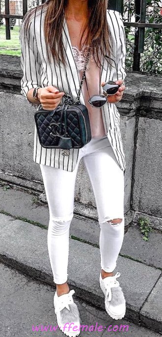 Cute And So Glamour Fall Outfit Idea - inspiration, street, getthelook, trendsetter