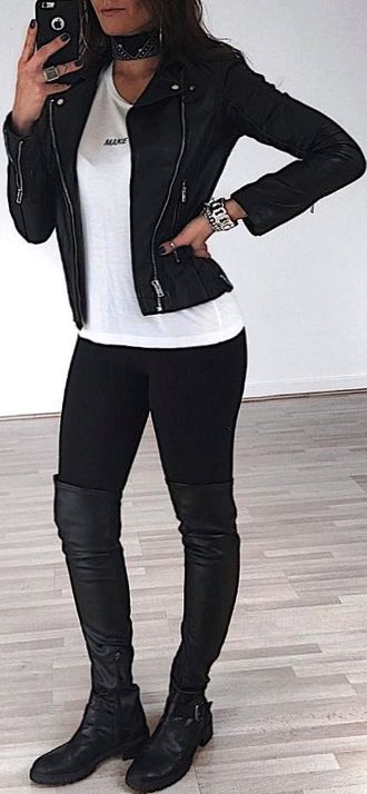 Elegant And Top Look - street, getthelook, leather, clothing, inspiration