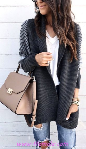 Fashionable And Pretty Fall Look - flashy, cool, wearing, clothing