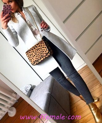 Fashionable And Super Autumn Outfit Idea - graceful, posing, cool, female