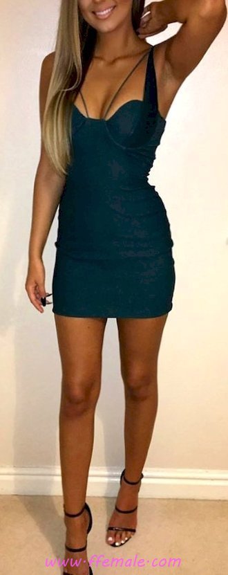 Finest - attractive and trendy outfit idea - party, model, attractive, heels, black, bodycon