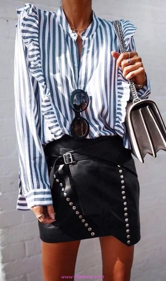 Finest - graceful and relaxed wardrobe - fashion , striped, mini