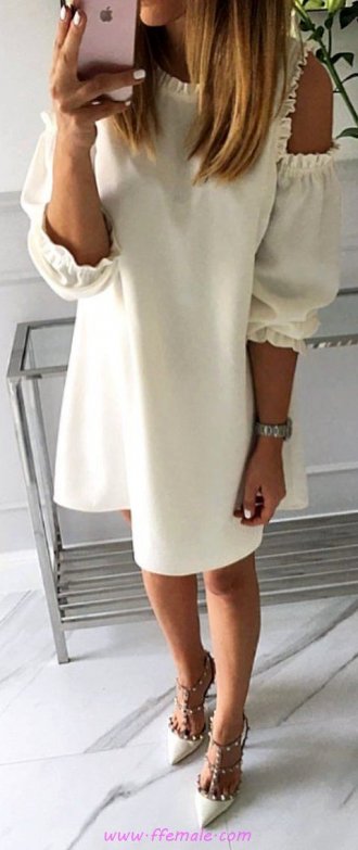 Finest - simple outfit idea - pumps, photoshoot, posing, lifestyle, white