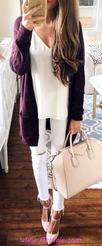 Furnished And Cute Autumn Look - outfits, adorable, flashy, clothes