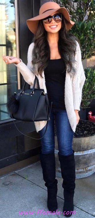 Furnished And Top Autumn Look Furnished And Top Autumn Look - style, charming, getthelook, street