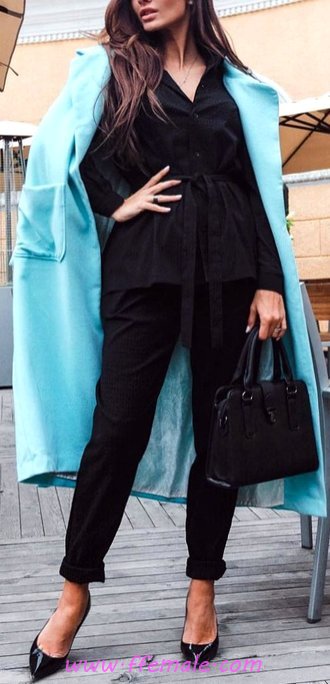 Glamour And Relaxed Fall Outfit Idea Glamour And Relaxed Fall Outfit Idea - female, street, fancy, adorable