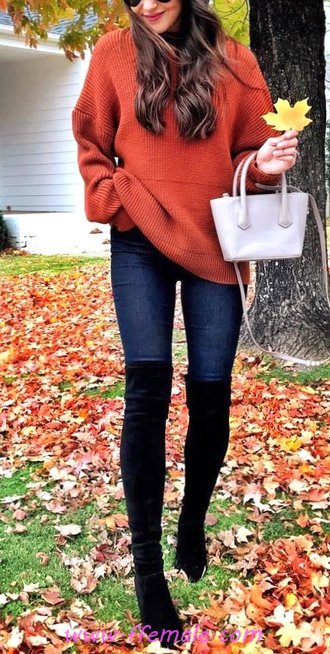 Glamour And Top Fall Look Glamour And Top Fall Look - cool, fashionista, popular, dressy