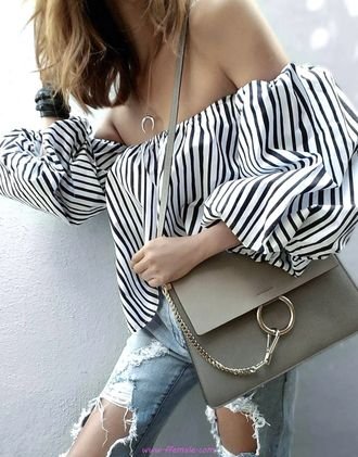Graceful and handsome inspiration idea - fashion, striped