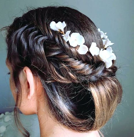 Modern Bride Haircut - bohohair, bridetobe, weddinghaircut