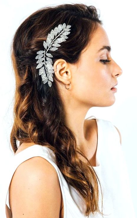 Modern Wedding Hairstyle - bohobride, bridestyle, weddingstyle