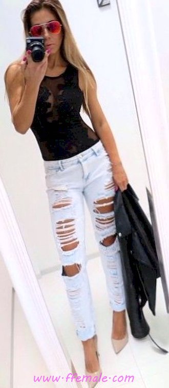 My attractive and handsome wardrobe - tanktop, denim, pumps, sunglasses, black