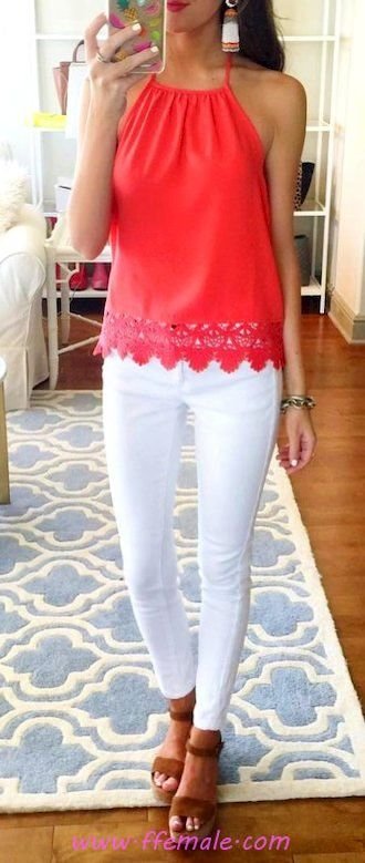 My beautiful and hot inspiration idea - halter, lace, white, red