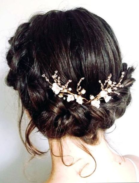 Prettiest Bridal Hair Style - bohobride, hairinspo, weddinghair