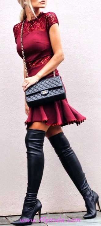 Relaxed And So Graceful Autumn Outfit Idea - cool, women, posing, dressy