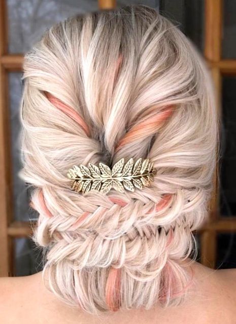 Romantic Wedding Hairstyle - weddingstyle, bridalhairaccessories, instadaily