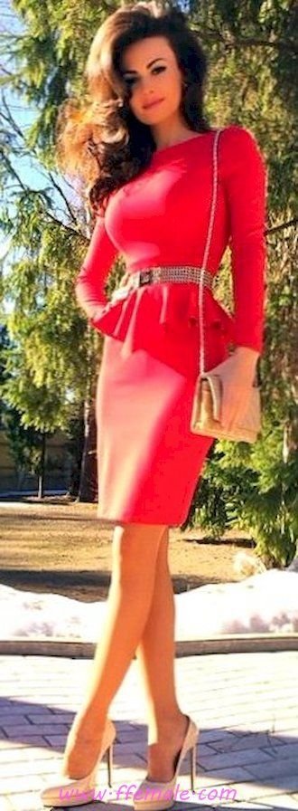 Summer Outfits Furnished and pretty outfit idea - photoshoot, fashionmodel, heels, style, outerwear, red, handbag