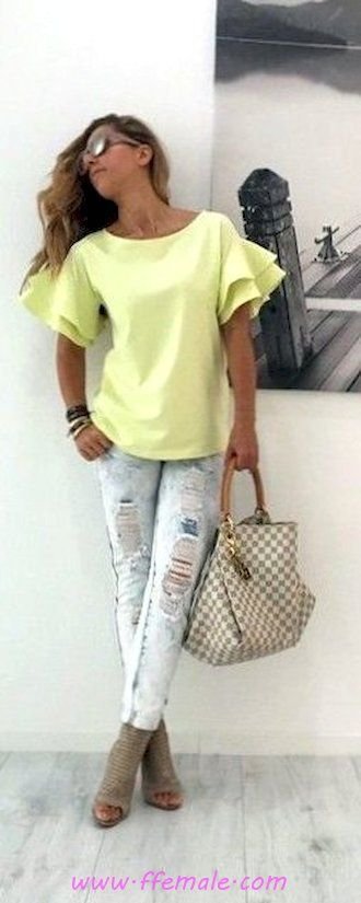 Summer Outfits Finest - comfortable and handsome look - denim, photoshoot, posing, sunglasses, handbag