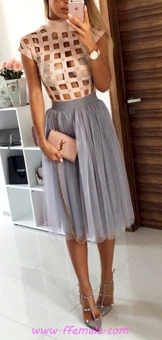 Summer Outfits Graceful and pretty look - gray, model, posing, heels, elegant, style, handbag