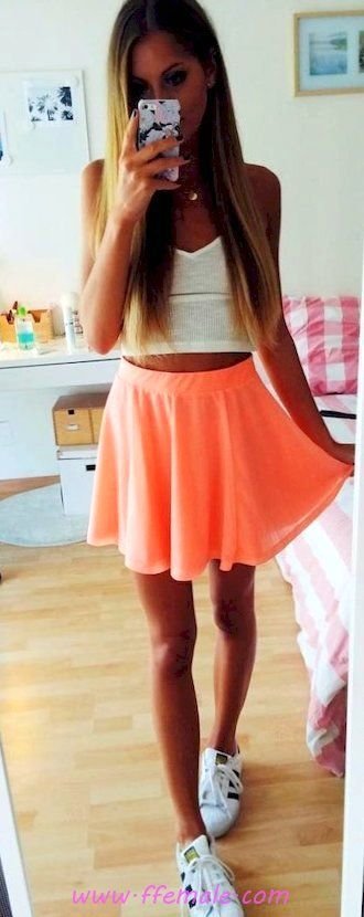 Summer Outfits Best elegant and trendy look - tanktop, shirt, sneakers, girl, attractive, lifestyle, clothes
