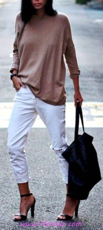 Summer Outfits Top attractive and simple outfit idea - denim, posing, lifestyle, clothes, white, handbag
