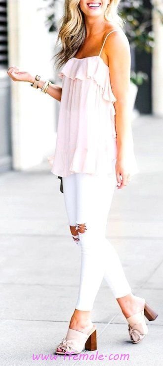 Summer Outfits My elegant and cute inspiration idea - denim, photoshoot, posing, lifestyle, elegant, happy, style, pink, white