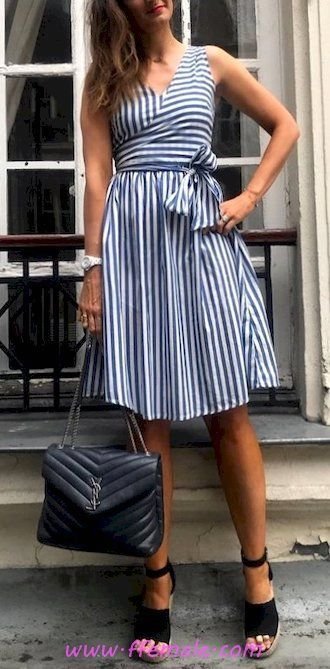 Summer Outfits Finest - furnished and hot look - striped, photoshoot, lifestyle, handbag