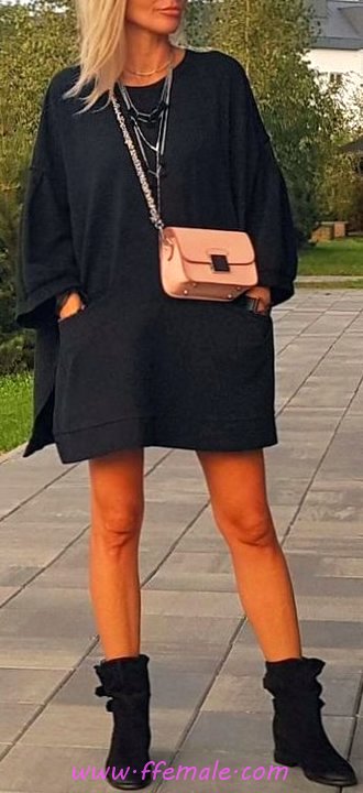 Top And Fashionable Autumn Outfit Idea - attractive, trendsetter, fancy, posing