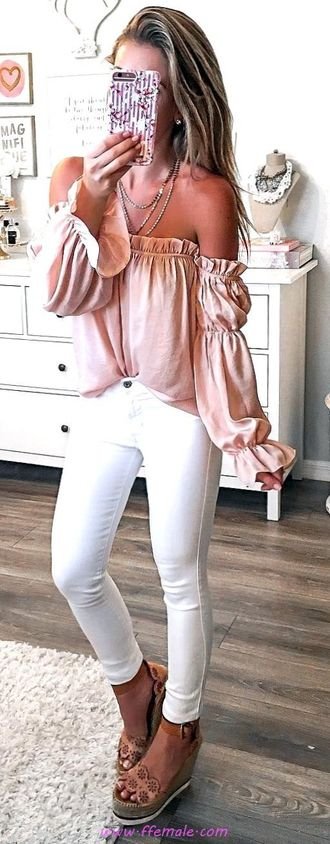 Top attractive and relaxed inspiration idea - fashion , offshoulder, leggins