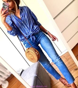Top awesome and relaxed look - ideas , denim